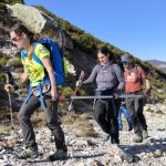 Barra direccional para el guiado de personas ciegas en montaña